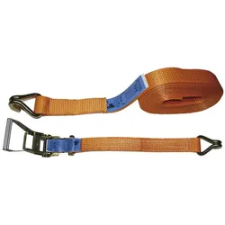 Spanngurt (Zurrgurt) 2-teilig mit Ratsche und Haken, Zugkraft 800kg Länge 4m