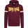 Lonsdale Darfield Sweatjacke Herren Oxblood/Yellow/White M