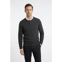 Olymp Rundhalspullover grau 4XL
