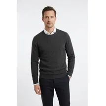 Olymp Rundhalspullover grau 4XL