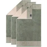 CAWÖ Gästetuch 3er Pack 'Luxury Home Two-Tone' Field