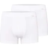 Hanro Retro Boxershorts unifarben weiß S 2er Pack