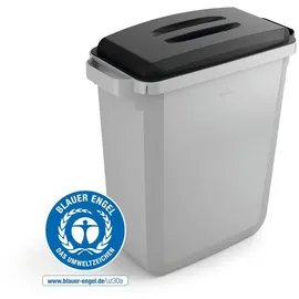 Durable Abfallbehälter DURABIN ECO 60 l H600xB590xT282mm grau