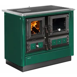 Justus Küchenofen Rustico 90 2.0 Stahl Grün 7 kW