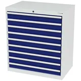 Simplaflex Werkzeugschrank Simplaflex Schubladenschrank, 9 Schubladen, BxTxH 900x575x1020 mm blau