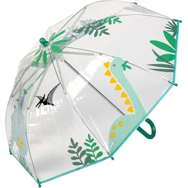 Sterntaler 9692423 Regenschirm DINO Rexi transparent,