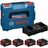 Starter-Set EXBA18V-55 2 x 5,5 Ah + EXBA18V-80 2 x 8,0 Ah + Ladegerät EXAL18V2-320
