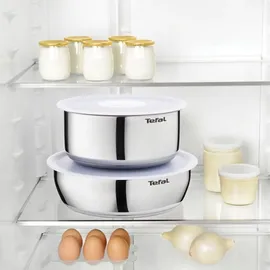 Tefal Ingenio Emotion On Topf und Pfannenset abnehmbarer Griff, mit Zubehör, stapelbar, platzsparend, Topfset Induktion Titanium 2X Antihaftversiegelung, einfache Handhabung und Reinigung, L897SK