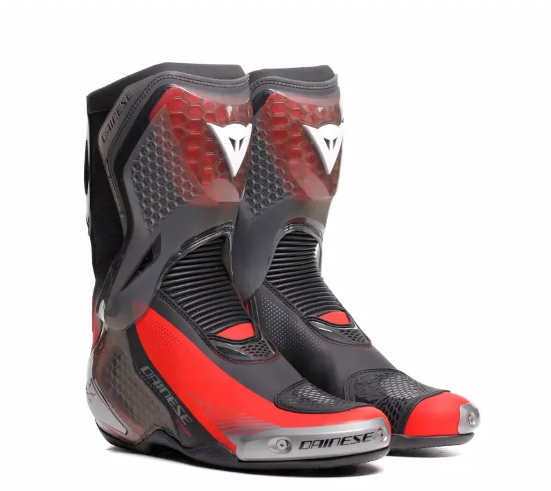 Dainese Torque 4 S Stiefel Schwarz/Rot/Lava 44