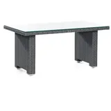 Natur24 Dining-Tisch Residence 140x80x65 cm Alu/