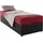 MAINTAL Polsterliege Diana rot|schwarz 83 cm x 203 cm