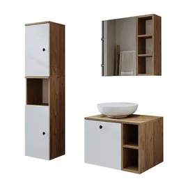 roomart Lotus 4-tlg. Anthrazit-Eiche