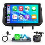 2G+64G Wireless Carplay Android 13 Autoradio 2 Din für Opel Meriva B 2009-2014 mit Android Auto Navi GPS WiFi 9 Zoll Autoradio mit Mirror Link Bluetooth FM/RDS Radio DAB/OBD/DVR/EQ/SWC Rückfahrkamera