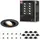 Paulmann Einbauleuchte 10er Set rund 90mm Schwarz