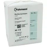 FUHRMANN GMBH Mullkompressen 10x10cm unsteril 8-fach