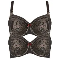 Anita Still BH mit Bügel Fleur in Schwarz schwarz