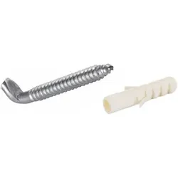 Hettich Schrank-Aufhängehaken 46103, Durchmesser 6x50mm Stahl verzinkt