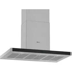 IBMP965N Abluft/Umluft Dunstabzugshaube/Esse Insel 90 cm EEK: A+ Schwarz, Edelstahl (Versandkostenfrei)