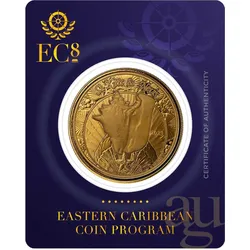 1 Unze Goldmünze EC8 St. Kitts & Nevis - Conch Shell 2023