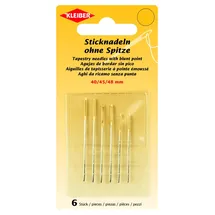 Kleiber Sticknadel abgerundete Spitze Silber 6 St.