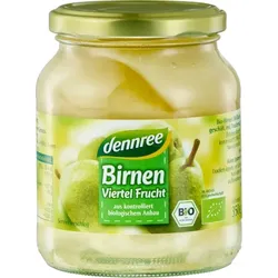 dennree Birnen Viertel Frucht bio