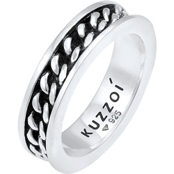 KUZZOI Herren Bandring Panzer Design Trend 925 Silber Herrenschmuck   