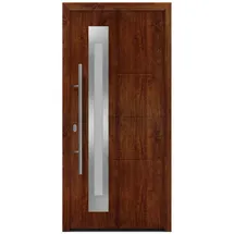 Hörmann ISOPRO IP 780S links 110 x 210 cm dark oak