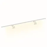 Kalb 120cm Spiegelleuchte Spectraline LED Badezimmerleuchte IP44 18W 230V Chrom warmweiß)