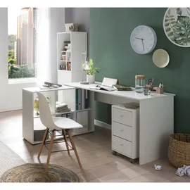 Proregal Eckschreibtisch Jaguar Weiß