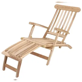 deluke LEON Sonnenliege 150 x 60 x 81 cm Braun