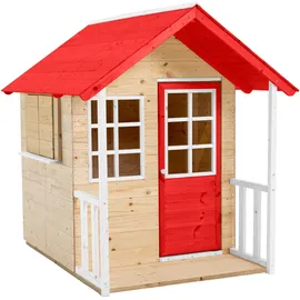 zwerkules Spielhaus Lolla Natur/Rot