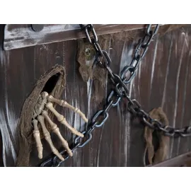 Europalms Halloween Sarg des Schreckens animiert 155 cm