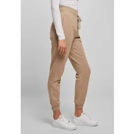 URBAN CLASSICS Ladies Organic High Waist Sweat Pants - Schwarz