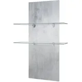 Vladon Wandregal 70 x 110 x 21 cm Grau