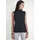 Seidel Moden Tanktop SEIDEL MODEN, Damen, Gr. 44, schwarz, Jersey, Obermaterial: 96% Viskose, 4% Elasthan, unifarben, figurumspielend hüftbedeckend, Rundhals, Tops Tanktop, MADE IN GERMANY