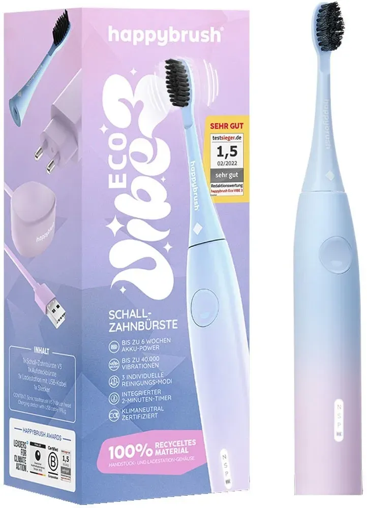 Happybrush StarterKit Schall VIBE 3 Sunrise