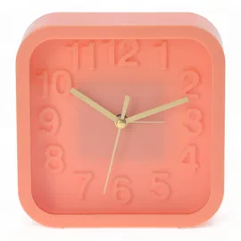 MIJOMA Quarz-Wecker Korallenrot