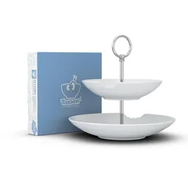 Fiftyeight Etagere 18-24 cm grau/weiß 2er Set