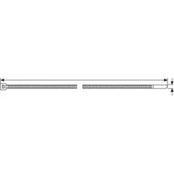 HellermannTyton Kabelbinder 200x2.5 natur UB200A-N