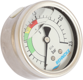 Behncke Manometer 0-2,5 bar R 1/8"