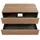 Fackelmann Waschtischunterschrank 100,4 x 51,6 x 46,5 cm Braun Schwarz