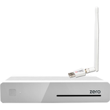 VU+ Plus Zero Full HD Sat-Receiver Weiss + 300Mbit WLAN Stick mit Antenne (E2 Linux, 1xDVB-S2 Tuner)