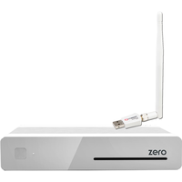 VU+ Plus Zero Full HD Sat-Receiver Weiss + 300Mbit WLAN Stick mit Antenne (E2 Linux, 1xDVB-S2 Tuner)