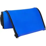 Pool-Handlaufabdeckung, 1-teilige Pool-Handlaufabdeckung, bequeme Pool-Geländerabdeckung, Poolleiter-Griffhülse, 120 x 15 cm (blau)