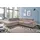 Cotta Ecksofa "Kitty L-Form, B: 249 cm", braun (mud), B:249cm H:72cm T:207cm, Microfaser (100% Polyester);Flachgewebe (100% Polyester), Sofas, Ecksofa, mit Kopfteilverstellung, optional Bettfunktion & Bettkasten