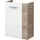 Fackelmann Waschbeckenunterschrank 44 x 60 x 24,3 cm Weiß Hochglanz