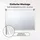 Wiltec Whiteboard Magnettafel 70 x 50 cm Weiß