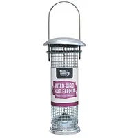 Natures Market 1 x BF018 Deluxe Nuss-Erdnuss-Futterspender – Stahl