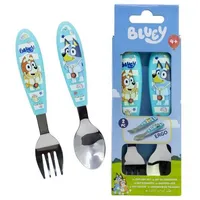 Bluey Yummy Metall-Ergo-Besteckset, 2-tlg. | Gr.: onesize