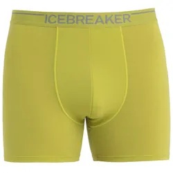 Icebreaker Boxershort Anatomica (Merinowolle) Unterwäsche limegrün Herren